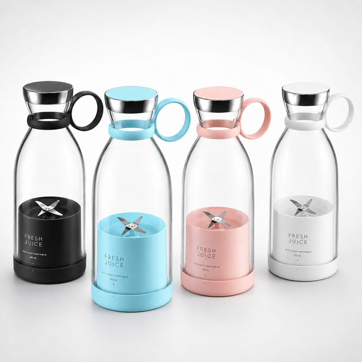 Colores de la licuadora portátil KYREX FreshMix de 380 ml